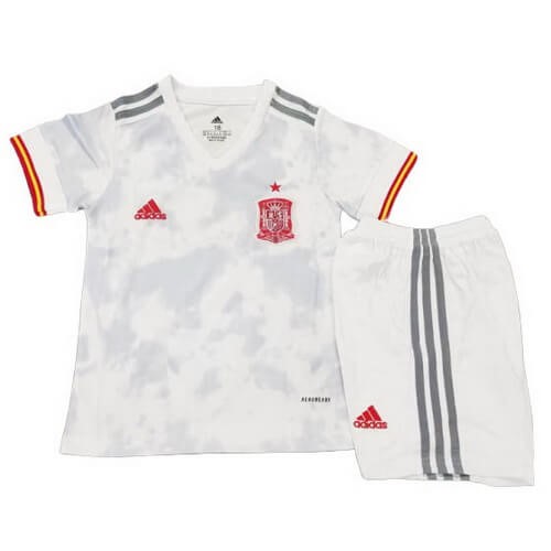 Camiseta España Segunda equipo Niños 2020 Blanco